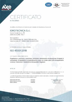 CertificatoGestioneSicurezza (ISO 45001)